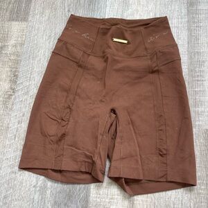 Gymshark Whitney Mesh Shorts - Dandelion Brown